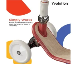 Niños Yvolution Patinete Classic Rojo