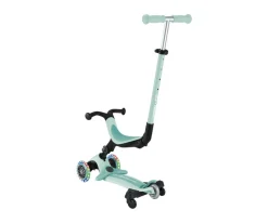 Niños Globber Patinete Go Up Active Luces Led 360° Mint