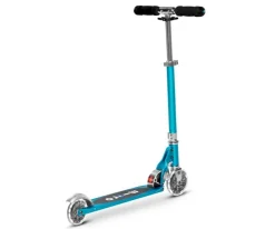 Micro Patinete Sprite Azul Océano Led^Niños Patinetes