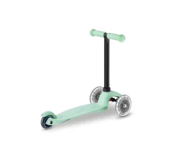 Niños Micro Patinete Mini 4 en 1 Deluxe LED Menta