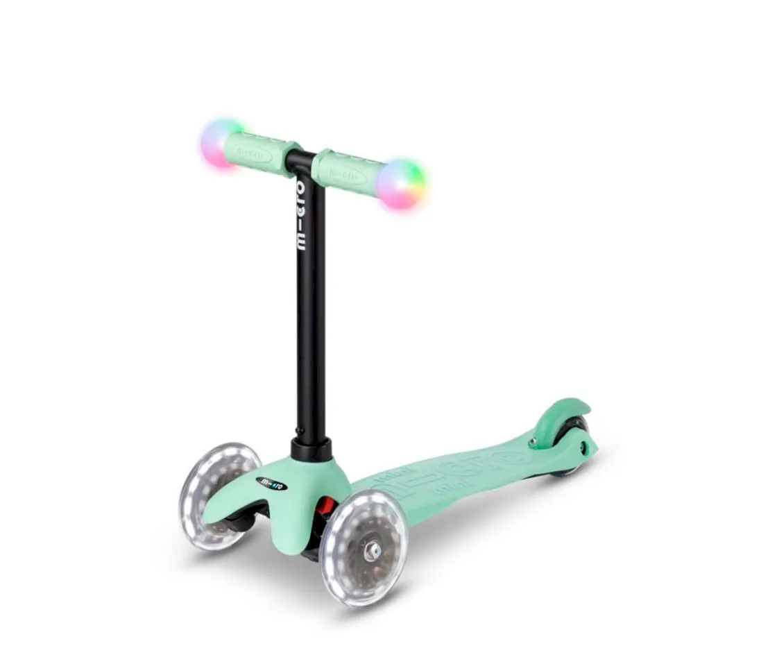 Niños Micro Patinete Mini 2 Grow Deluxe Magic Menta