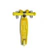 Niños Micro Patinete Mini Deluxe Amarillo Luces LED