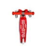 Niños Micro Patinete Mini Deluxe Rojo Luces LED