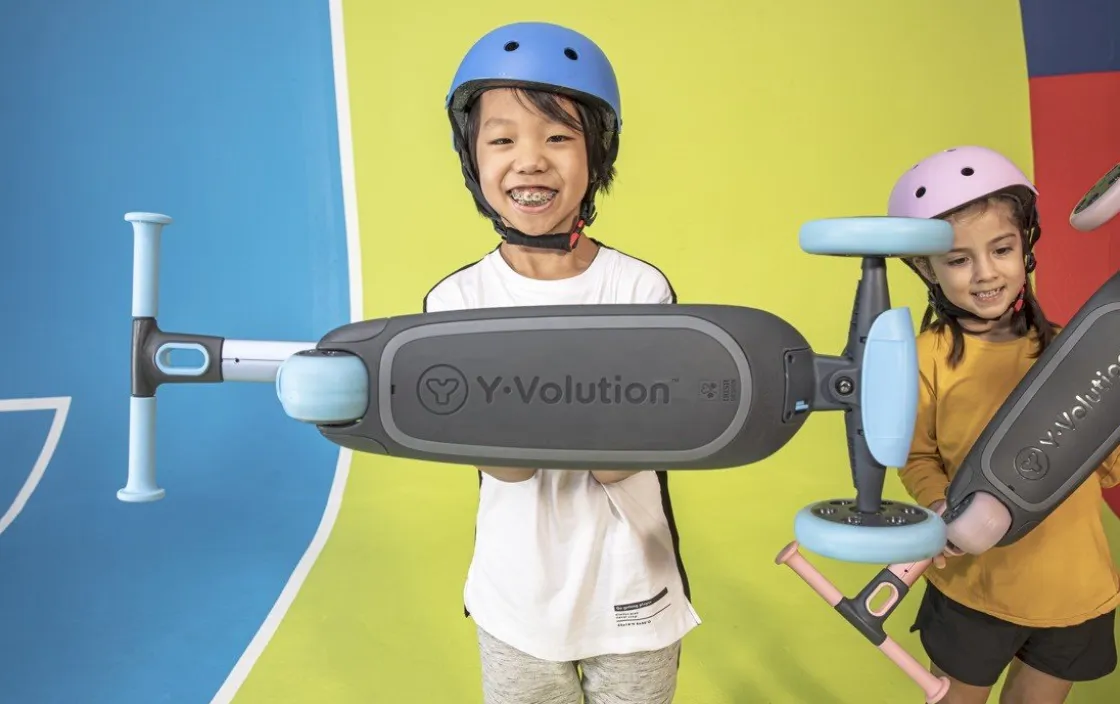 Niños Yvolution Patinete Yglider Nua Azul