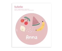 Tutete Pegatina Grande Fruits para Caja Almuerzo