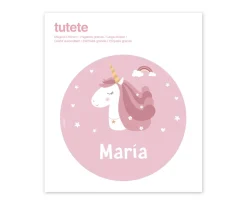 Tutete Pegatina Grande Magical Unicorn para Caja Almuerzo