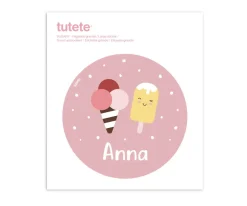 Tutete Pegatina Grande Sugary para Caja Almuerzo