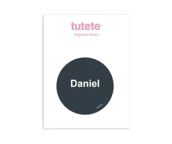 Tutete Pegatina Pequeña Acero para Botella