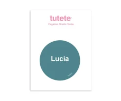 Tutete Pegatina Pequeña Nordic Verde para Botella