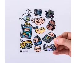 Omy Pegatinas Fluorescentes Big Kitty^Niños Manualidades Para Niños