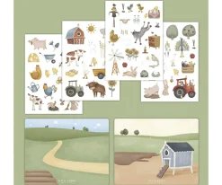 Niños Little Dutch Pegatinas para Ventana Little Farm