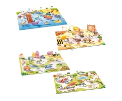 Niños Djeco Pegatinas Reposicionables Vehículos