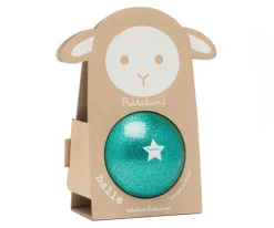 Niños Ratatam Pelota Glitter Verde 10 cm