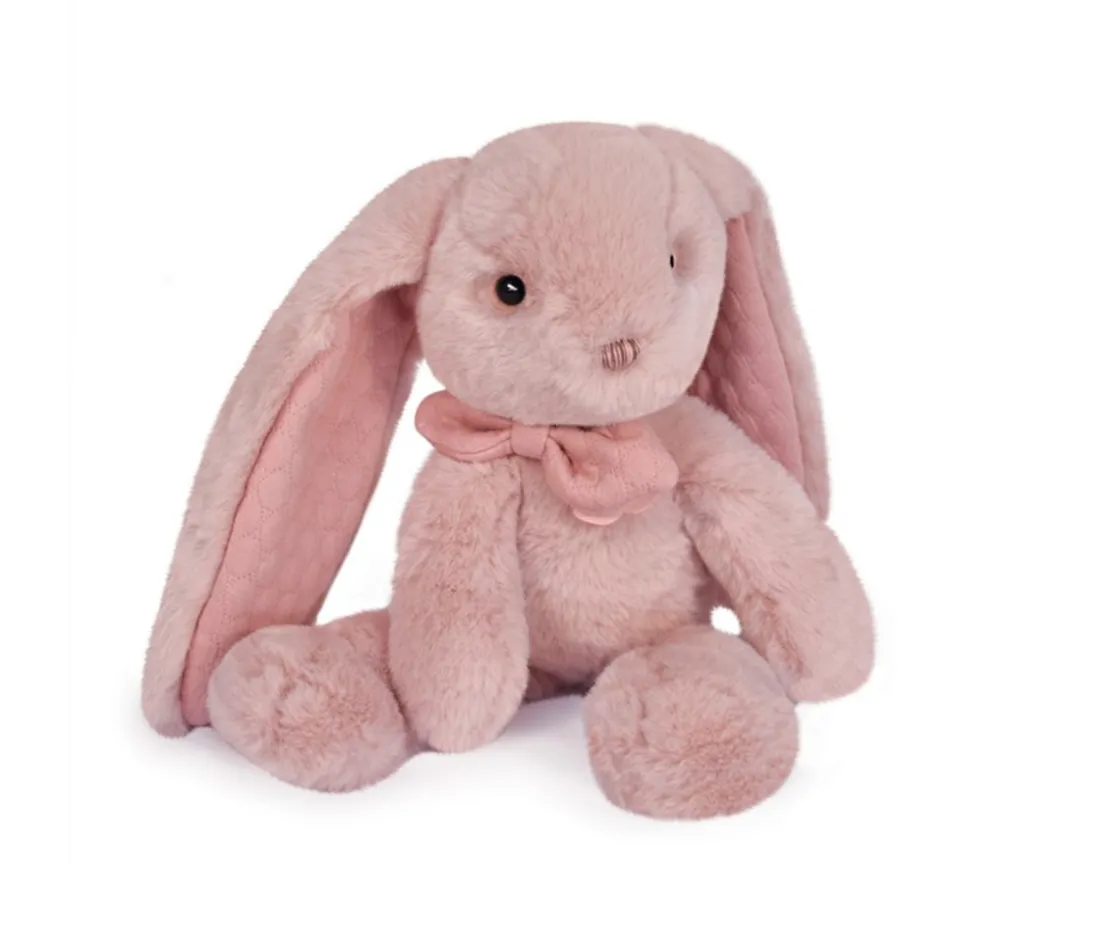 Niños Doudou et Compagnie Peluche Conejo Preppy Chic Rosa 30 cm Personalizable