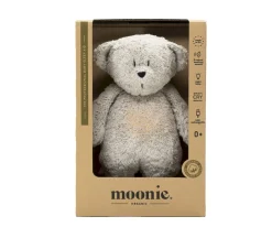 Moonie Peluche Luz-Sonido Oso Orgánico 2.0 Grey