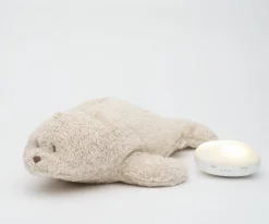 Niños Moonie Peluche Luz-Sonido Seal Orgánico Sand