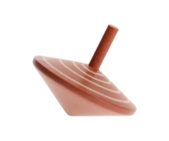 Niños Egmont Peonza de Madera Espiral Marrón Oscuro