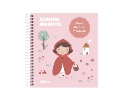 Tutete Pequeña Agenda Guardería Personalizable Little Red^ Colecciones Vuelta Al Cole