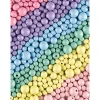 Niños Folia Perlas de Madera Jumbo Mix Pastel 1kg