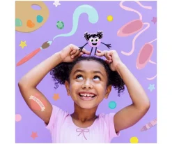 Glo Pals Personaje + 2 Cubos Iluminados Lumi Lila New^Niños Juguetes De Baño