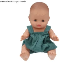 Niños Tutete Textil Pichi Cutie Verde para Muñeco