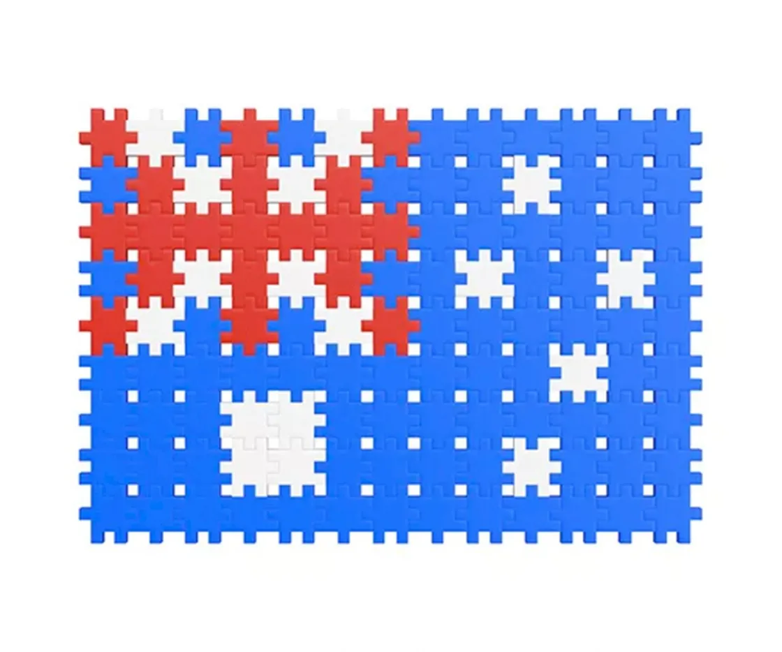 Niños Meli Piezas de Construcción Minis Tematic Flags