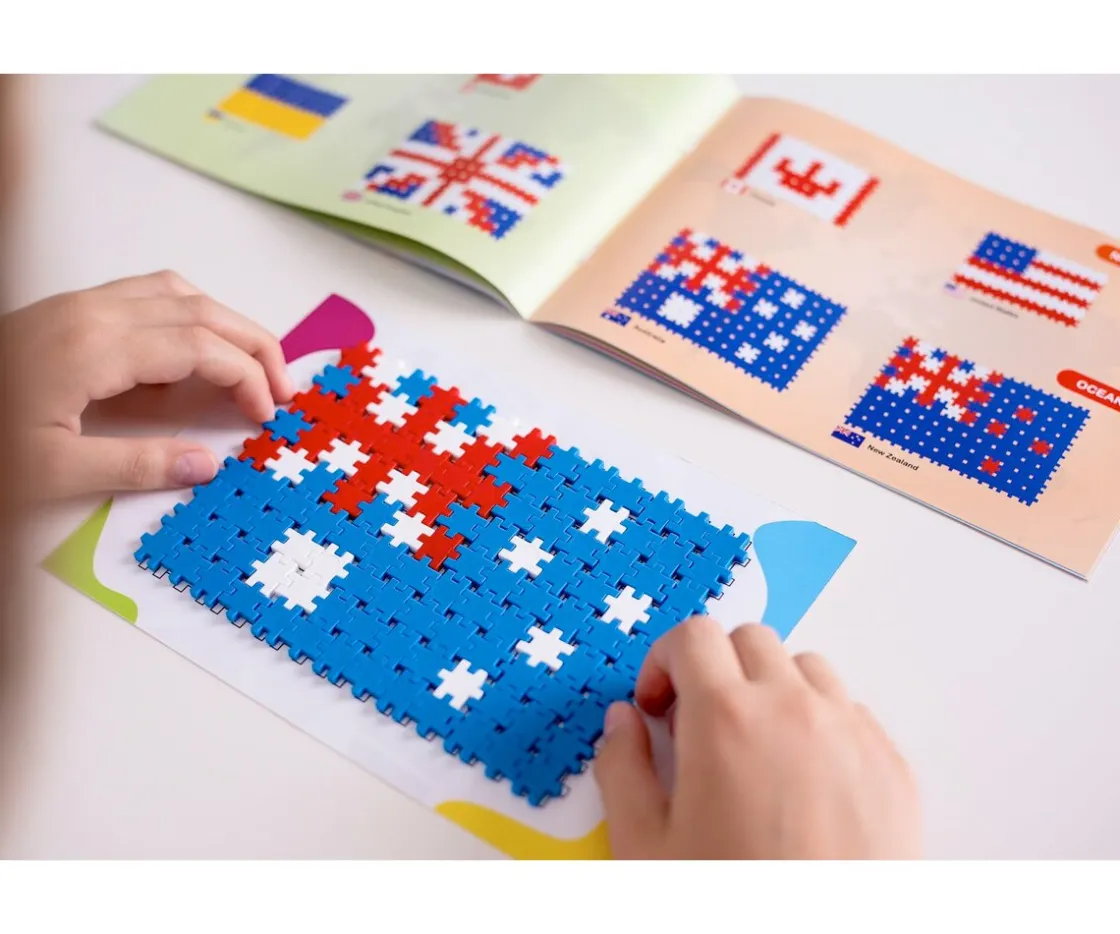 Niños Meli Piezas de Construcción Minis Tematic Flags