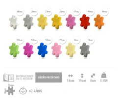 Niños Meli Piezas de Construcción Minis Tematic Unicornio