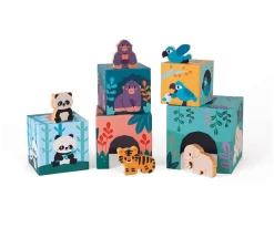 Niños Janod Pirámide Apilable Animales