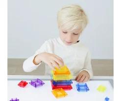 Niños Miniland Pirámides Apilables Translúcidas 25 uds