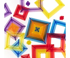 Niños Miniland Pirámides Apilables Translúcidas 25 uds