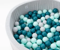 MiniBe Piscina Bolas Para Bebé Gris Claro. Teal, Gris Claro y Menta^Niños Juguetes Para Niños De Un Año