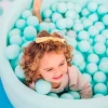 Niños MiniBe Piscina Bolas para Bebé Velvet Menta. Bolas Menta