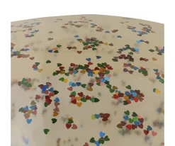 Konges Slojd Piscina Hinchable Corazón Transparente Glitter^Niños Flotadores Niños