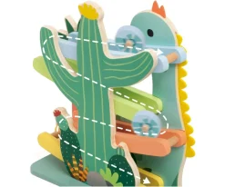 Niños Classic world Pista de Canicas Dinosaurio