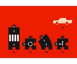 Niños Way To Play Pista Flexible 11 Piezas