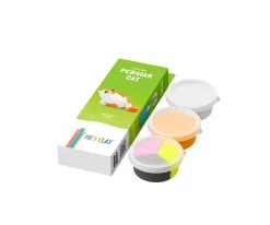 Hey Clay Plastilina Interactiva Persian Cat (3 botes)^Niños Manualidades Para Niños