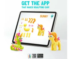 Hey Clay Plastilina Interactiva Unicornios Arco Iris (15 botes)^Niños Manualidades Para Niños