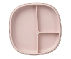 b.box Plato 2 en 1 con Ventosa y Compartimentos Extraíbles Blush