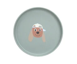 Lassig Plato Antideslizante Eco Tiny Team Dog^ Vajilla Infantil
