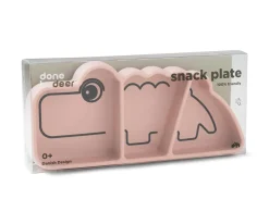 Done by Deer Plato Antideslizante Stick&Stay Croco Pink