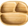 Ecorascals Plato Bambú con Ventosa Toddler Rosa^ Vajilla Infantil