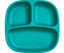 Re-Play Plato Compartimentos Replay Teal^ Vajilla Infantil