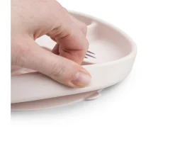 Done by Deer Plato con Compartimentos Stick&Stay Playground Powder^ Baby Led Weaning