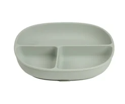 b.box Plato de Silicona con Tapa Sage^ Baby Led Weaning