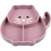 Melii Plato de Silicona con Ventosa Gato
