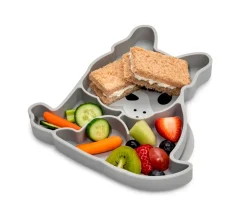 Melii Plato de Silicona con Ventosa Bulldog^ Baby Led Weaning