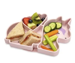 Melii Plato de Silicona con Ventosa Unicornio