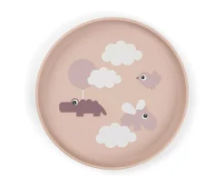 Done by Deer Plato Foodie Happy Clouds^ Vajilla Infantil