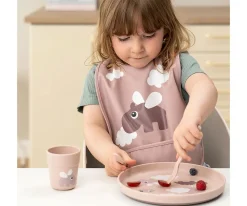 Done by Deer Plato Foodie Happy Clouds^ Vajilla Infantil